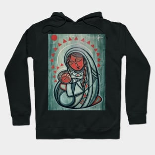 Virgin Mary and baby Jesus painting Hoodie